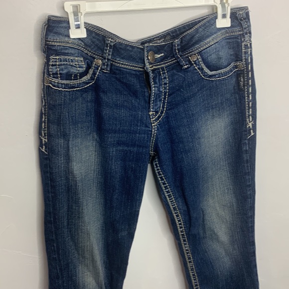 Silver Jeans Suki Capri Jeans Size 29 - Picture 2 of 14